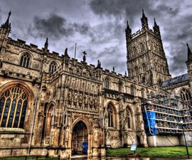 Cattedrale di Gloucester, sintesi tra romanico e gotico