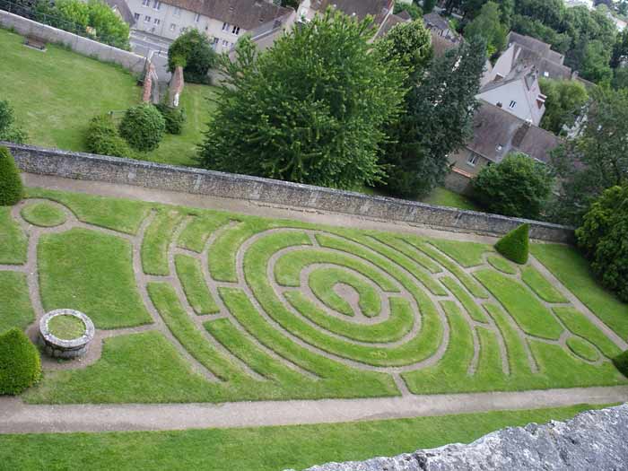 chartres, il giardino