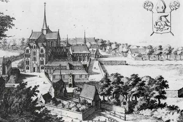 Disegno abbazia Villers