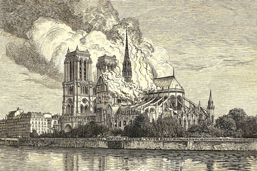 Notre Dame di Parigi in fiamme, 15 aprile 2019