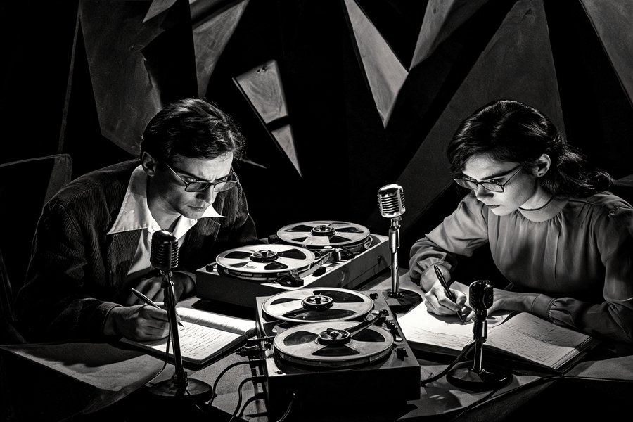 Due investigatori della Society for Psychical Research con registratori a bobina documentano il caso