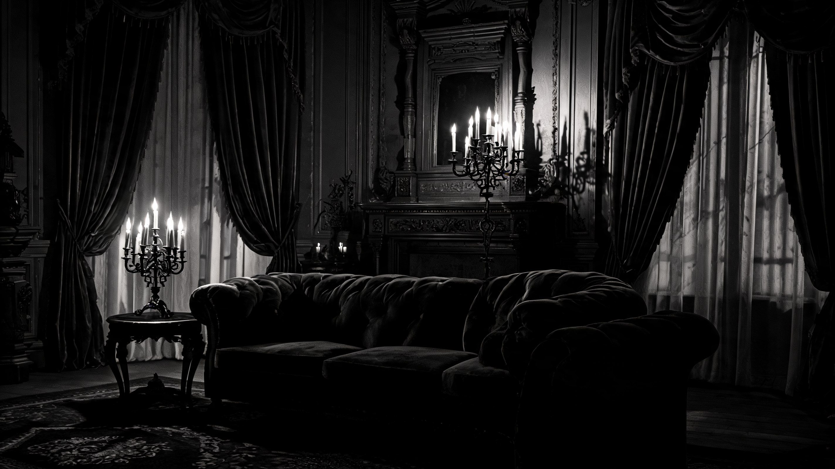 Arredamento gotico casa stile dark