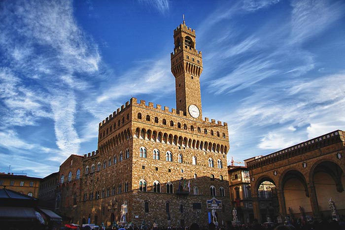 Palazzo Vecchio a Firenze, palazzo comunale in stile gotico