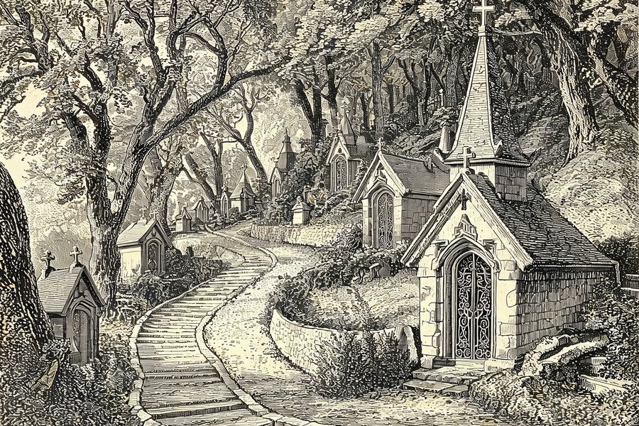 Le cappelle neogotiche del Père-Lachaise