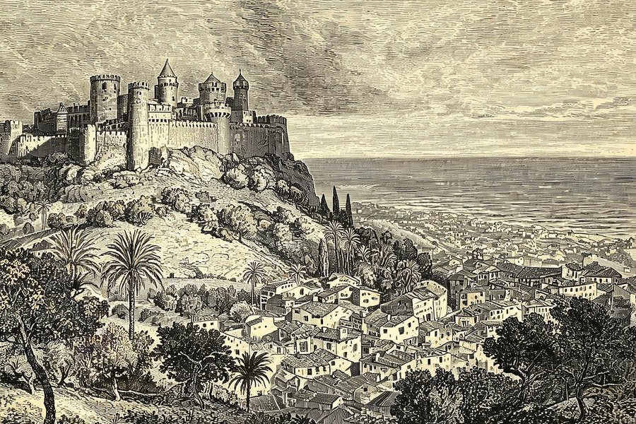 Il castello di Carini in Sicilia