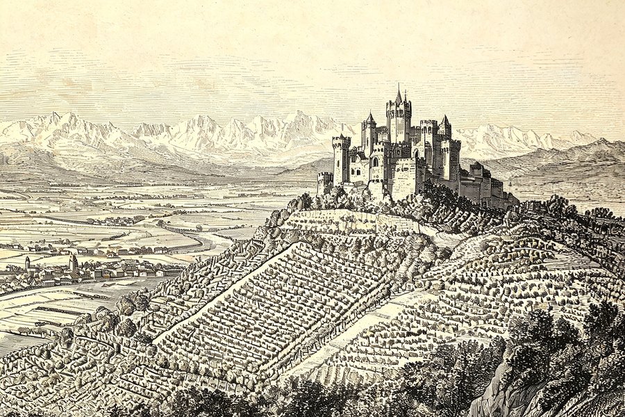 Castello Gabiano Monferrato, la sontuosa dimora nella valle del Po