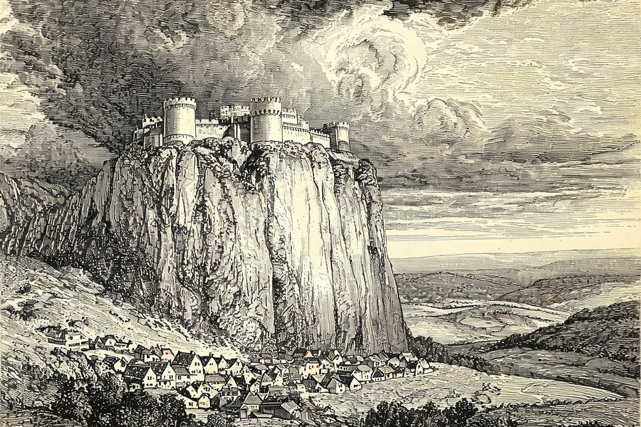La fortezza di San Leo sulla rupe