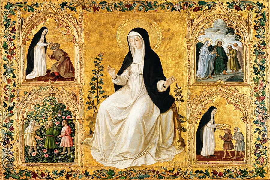 Storie della Beata Umiltà di Pietro Lorenzetti: polittico trecentesco senese conservato agli Uffizi