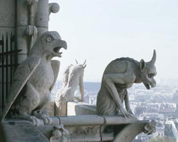 Gargoyle a Notre Dame di Parigi