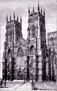 disegno cattedrale York Minster