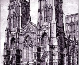 disegno cattedrale York Minster