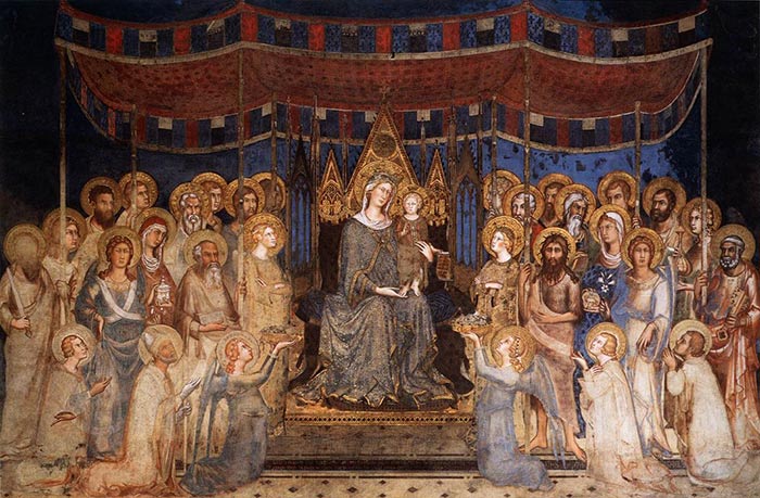 Simone Martini, Maesta nel palazzo pubblico di Siena