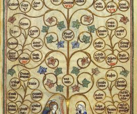 albero delle virtu e vizi nell'arte medioevale