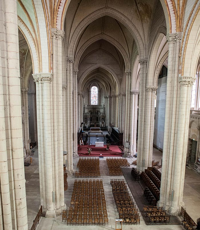 Cattedrale di Poitiers in Francia