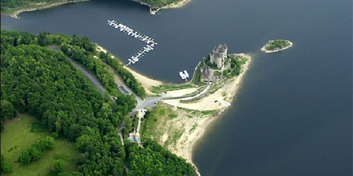 vista aerea Chateau de Val