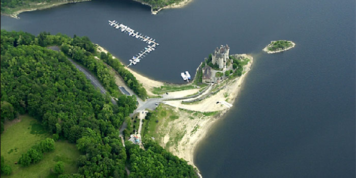 vista aerea Chateau de Val