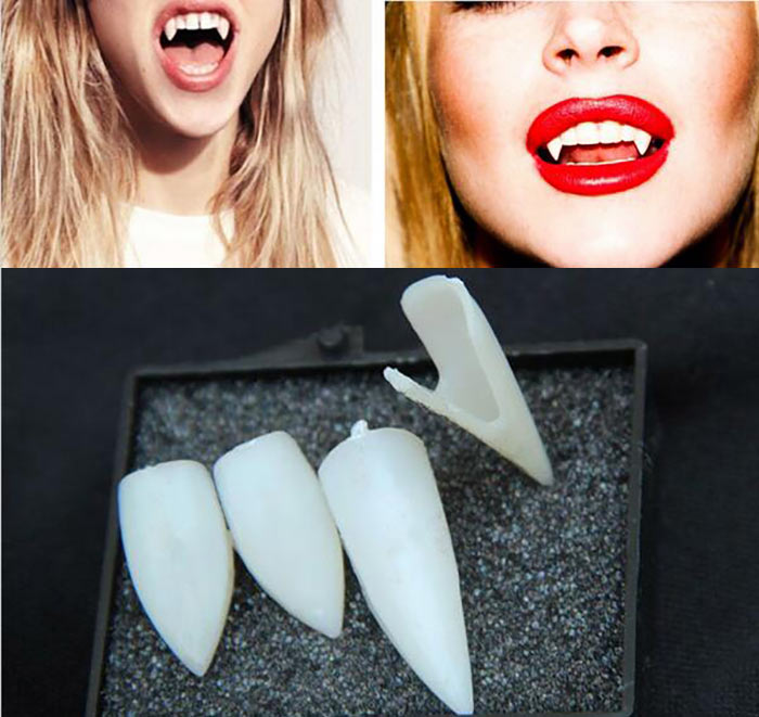 denti finti di vampiro