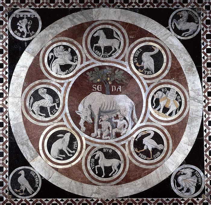 Mosaico del Duomo di Siena