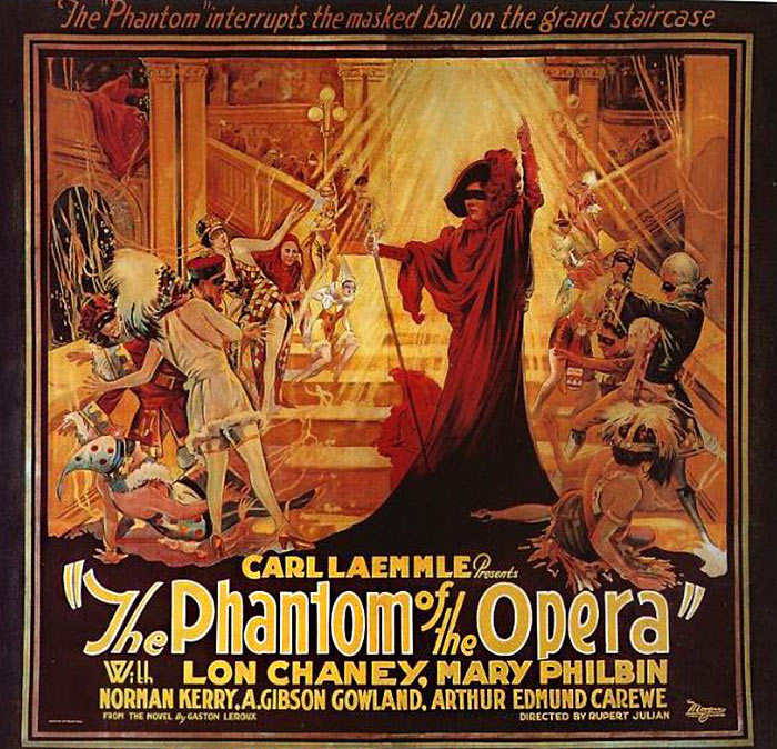 il fantasma dellopera autore Il fantasma dell'opera di Gaston Leroux, locandina