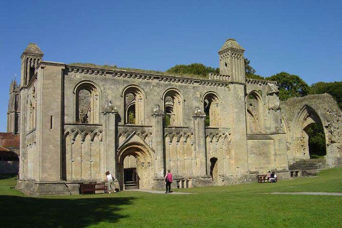 Lato abbazia di Glastonbury
