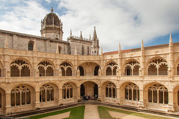 Gotico Manuelino. monastero dei geromiti di Belem