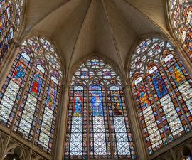 Gotico radiante, vetrate cattedrale Toryes