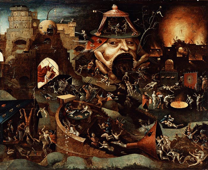 Jeronymous Bosch, particolare visioni infernali