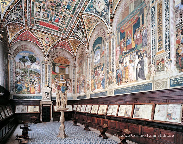 libreria Piccolomini, Siena