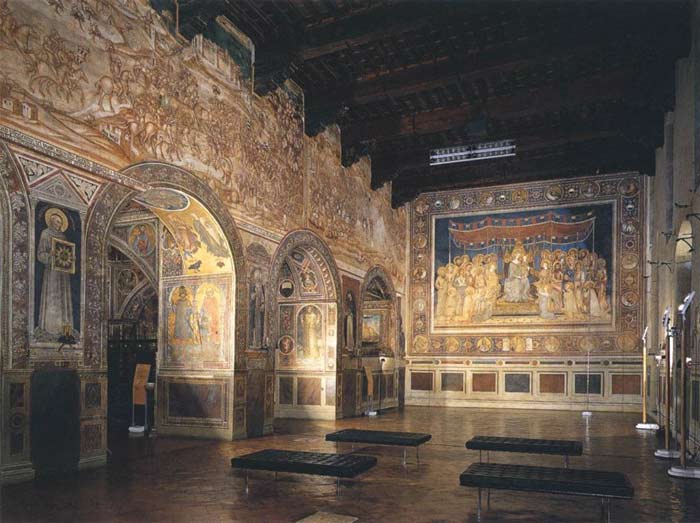 Sala del palazzo pubblico di Siena