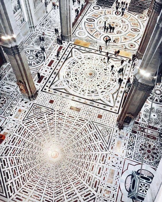 pavimento del Duomo di Firenze