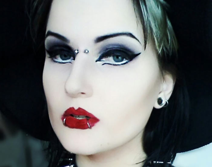 piercing gothic dark