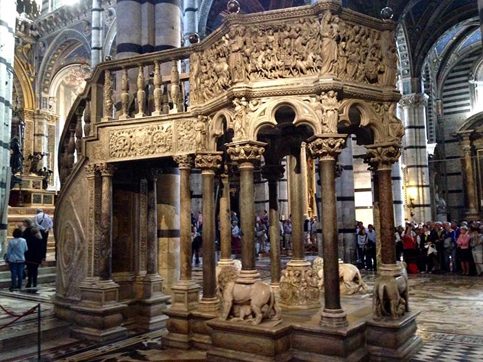 Duomo di Siena, pulpito di Nicola Pisano