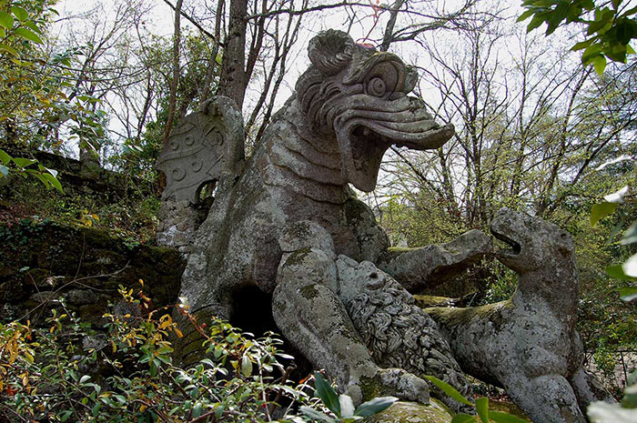 drago al parco di Bomarzo