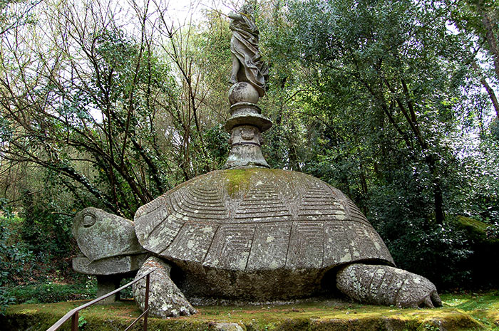 tartaruga gigante Bomarzo