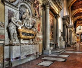 Tomba di Galileo nella basilica di Santa Croce a Firenze