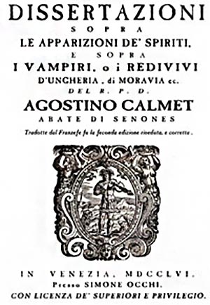 Trattato di Calmet sui vampiri