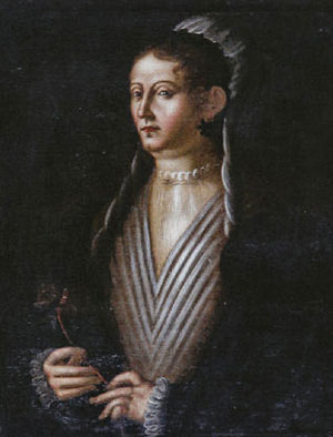 donna Cenerina alla rocca di Soragna