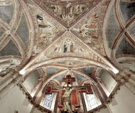 affreschi della basilica di Santa Chiara ad Assisi