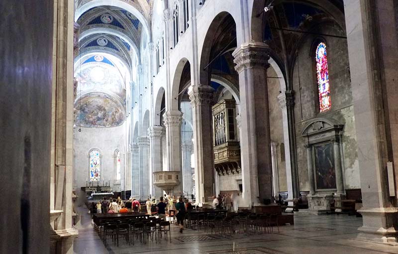 Interno della cattedrale di San Martino, duomo di Lucca