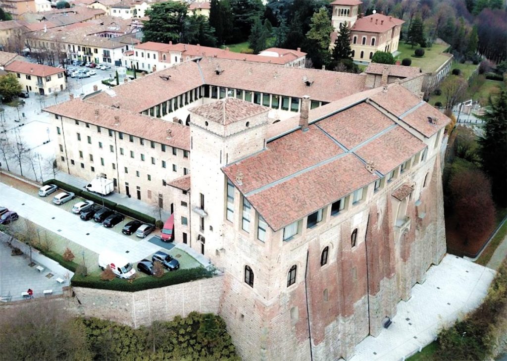 Castello di Cassano d'Adda vista aerea