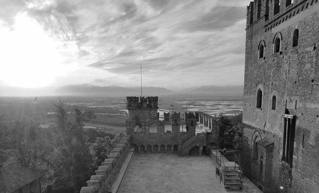 Terrazzo del castello Gabiano, Monferrato