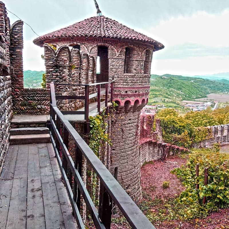 torre del castello di Gabiano in Monferrato