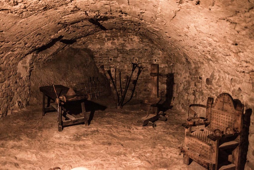 sala delle torture della fortezza di San Leo
