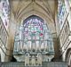 vista dell'organo della basilica di Notre Dame d'Alençon in Francia