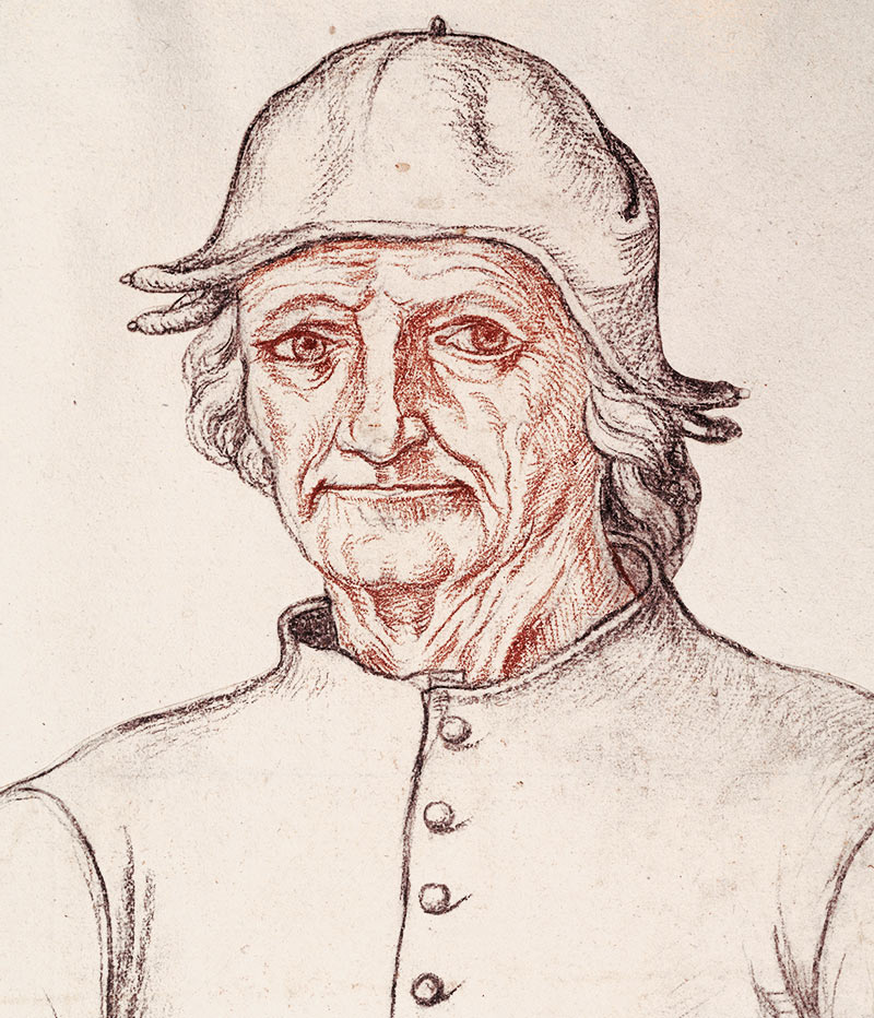 ritratto pittore fiammingo Jheronimus Bosch