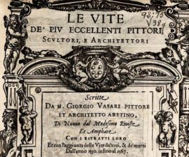 Le vite di Giorgio Vasari